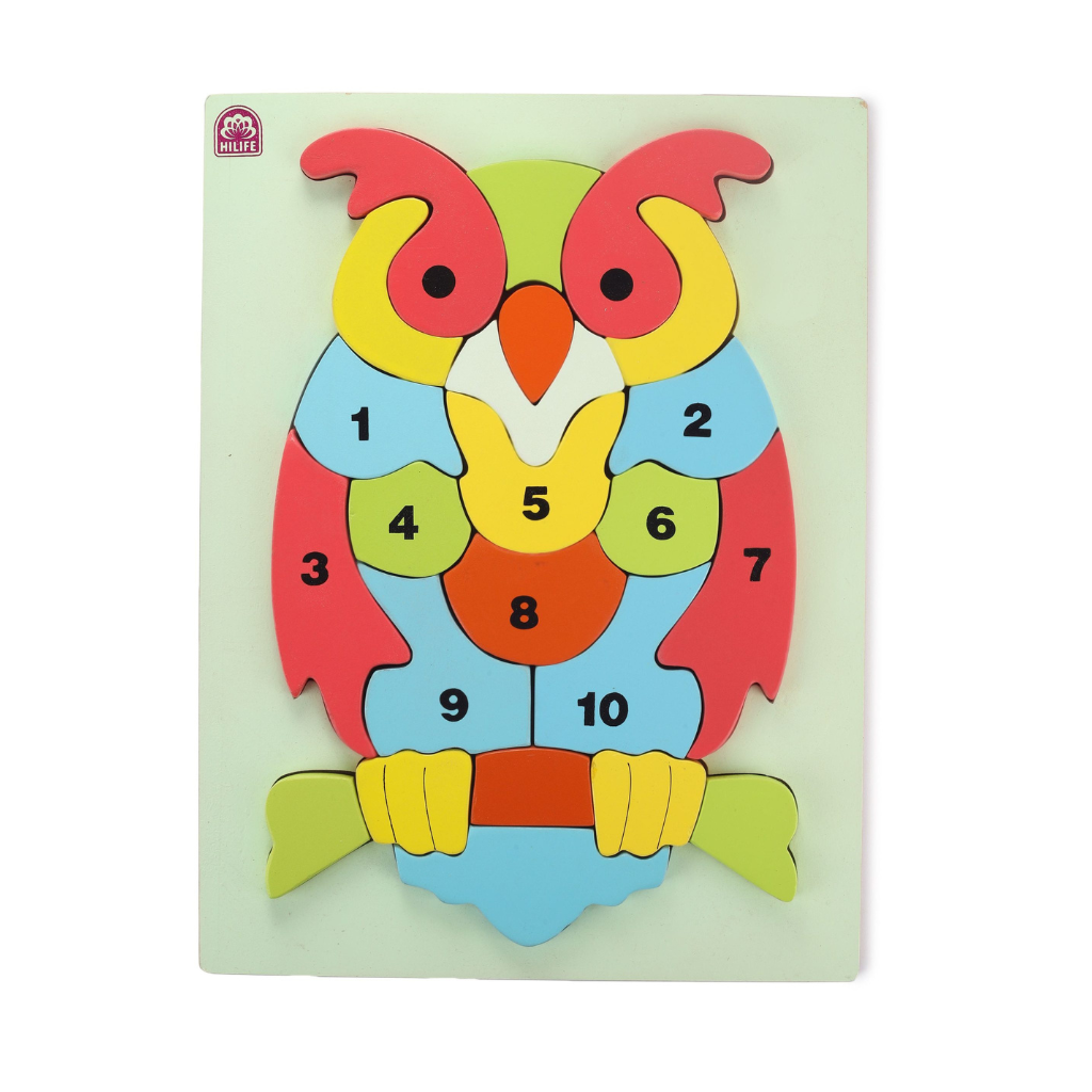 Hilife - Number Owl Puzzle