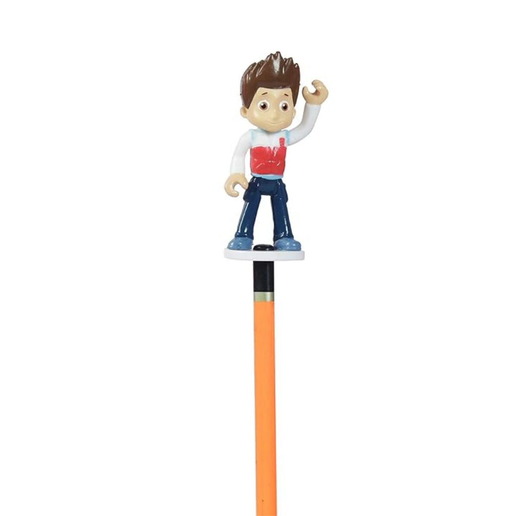 Winmagic-Paw Patrol Pencil Toppers Blister 5 (S1) - Chase, Rocky, Ryder, Rubble, Skye