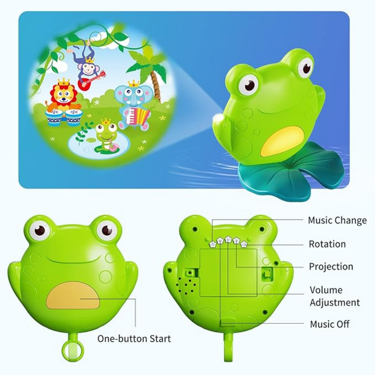 Baby Crib Mobile with Music and Lights, Mobile for Crib with Cartoon Projection, Rotation, Baby Crib Toys for Boys Girls