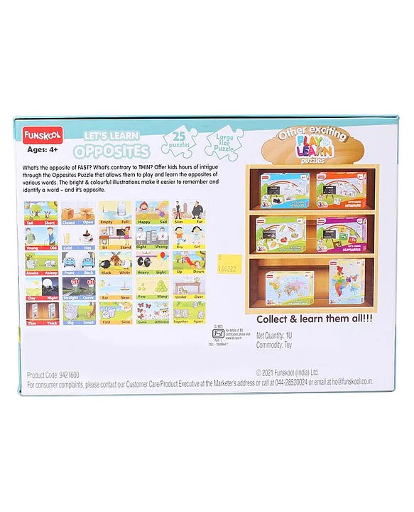 Funskool Opposites Puzzles - 25 Pieces