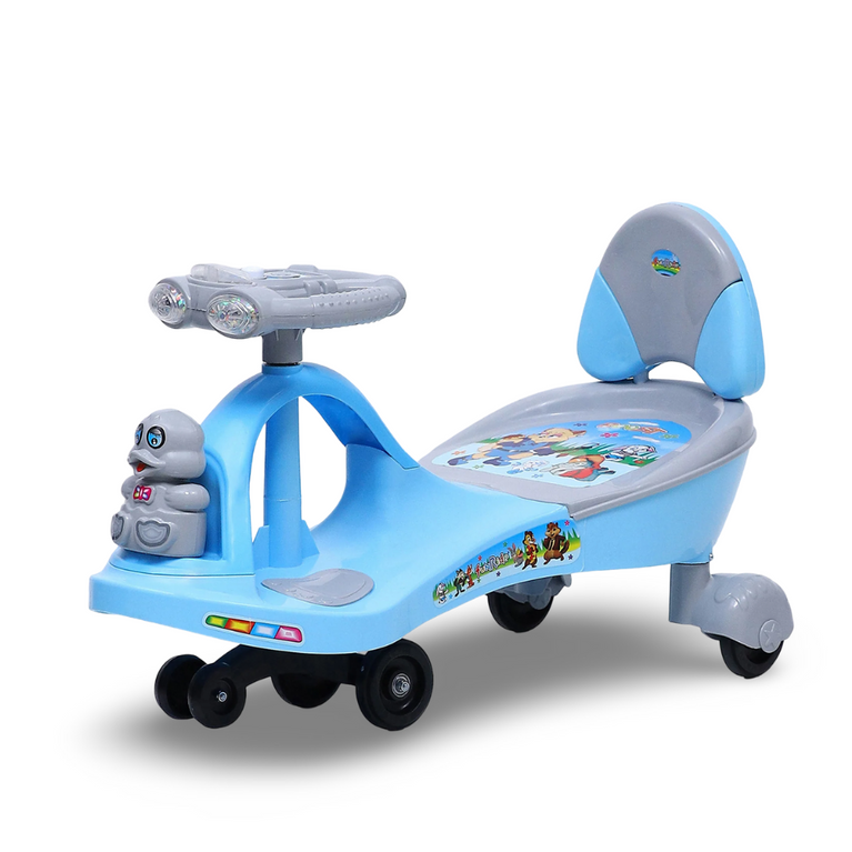 Funride Boost Swing Car Rider with Steering Music and Lights for Boys and Girls