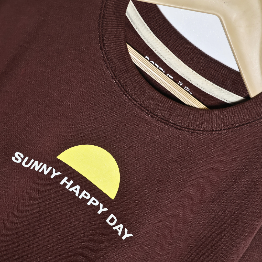 Doreme - Terry Knit Full Sleeves Sweatshirt with Graphics Print