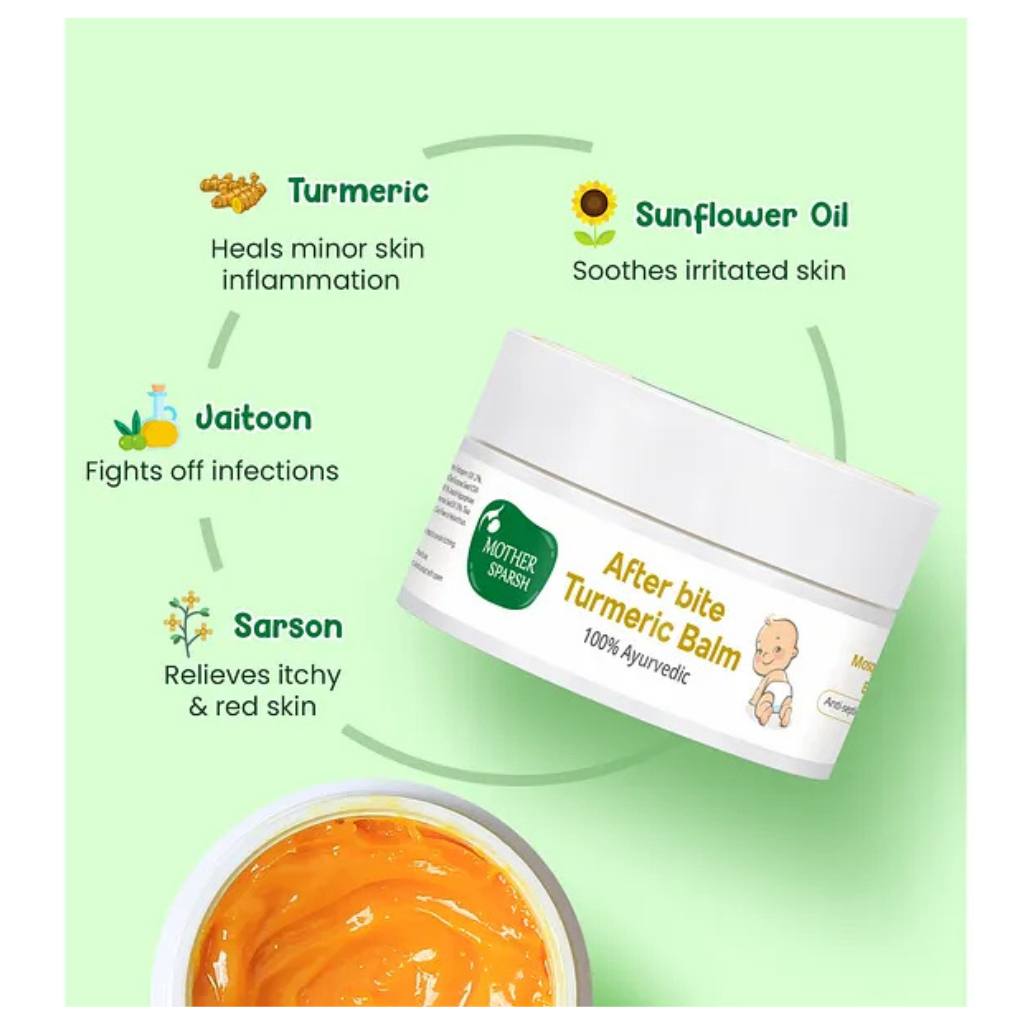 Mother Sparsh Baby After Bite Turmeric Balm - 25 gm