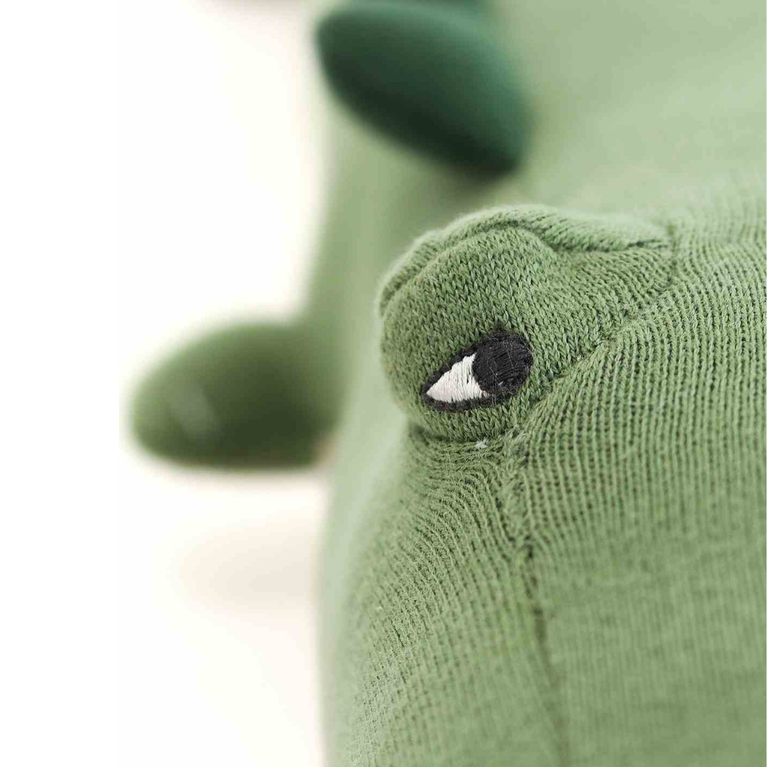 Pluchi Crocodile Cotton Knitted Stuffed Soft Toy- Green