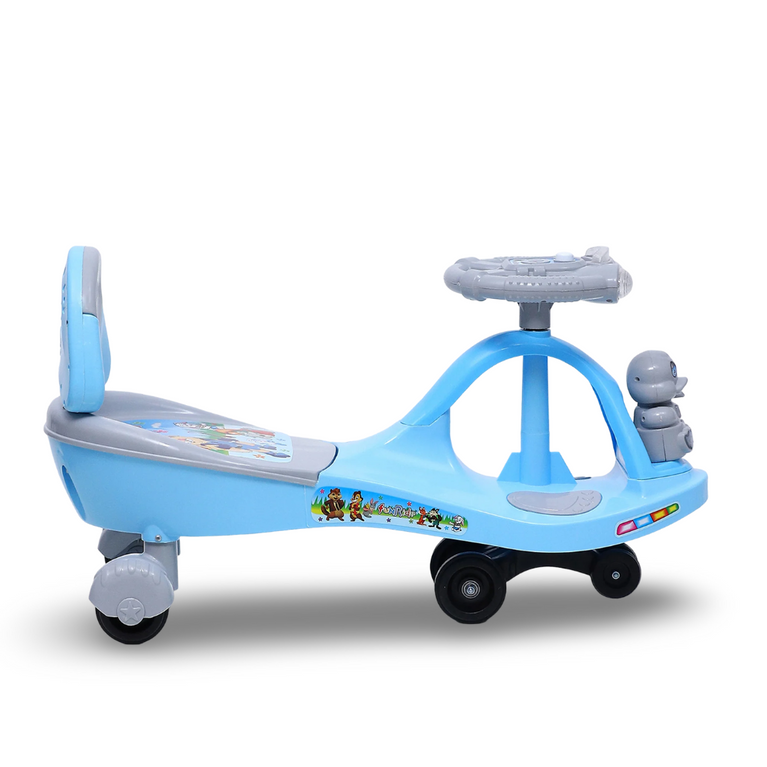 Funride Boost Swing Car Rider with Steering Music and Lights for Boys and Girls