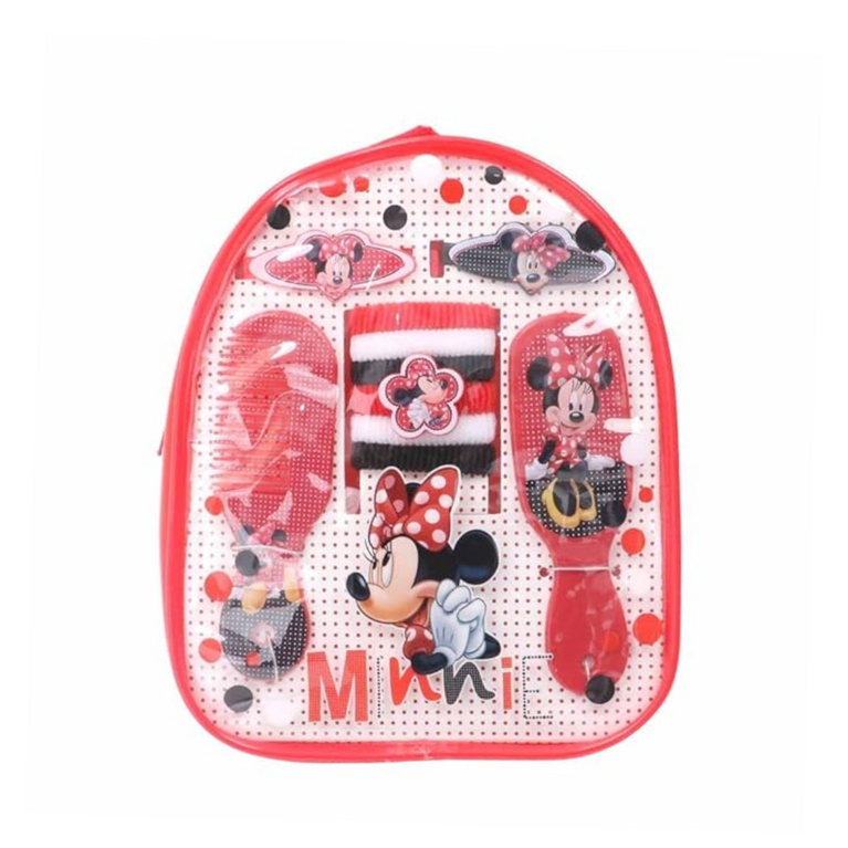 Li'l Diva Minnie Mouse Hair Accessories Gift Set of 10pcs For Girls 3 Years And Above