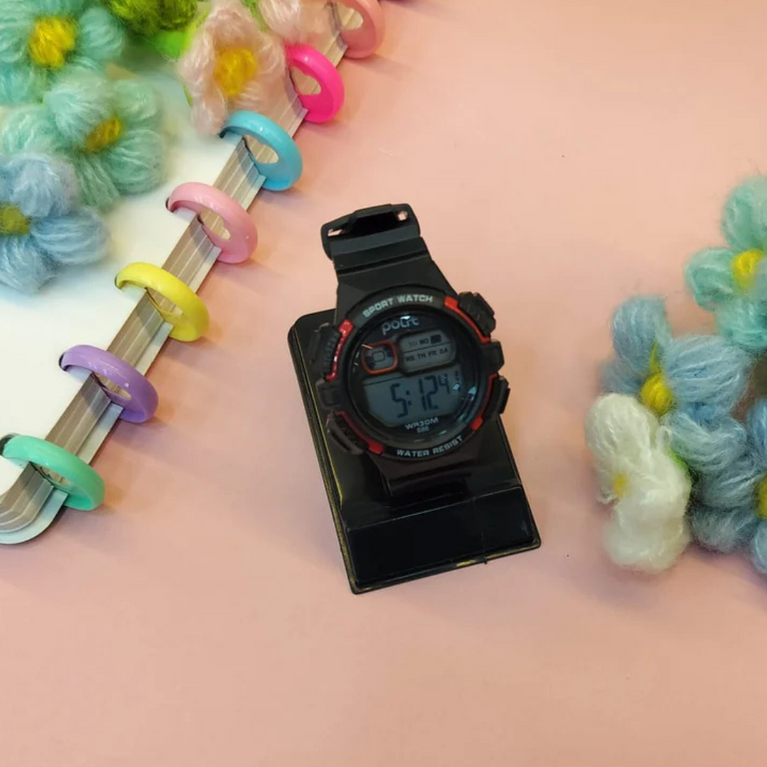 Multi Function Digital Kids Watches Waterproof LED Light Wristwatches