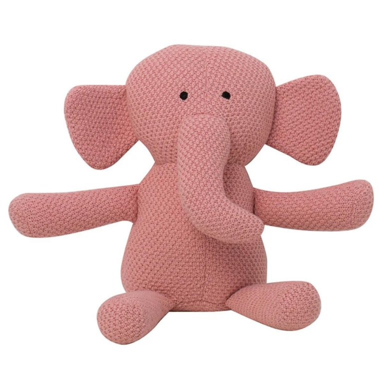 Pluchi Little Ganesha 100% Cotton Knitted Stuffed Soft Toy- Blossom