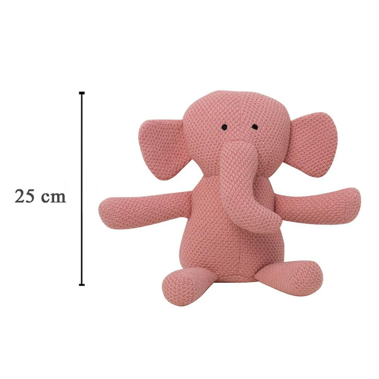 Pluchi Little Ganesha 100% Cotton Knitted Stuffed Soft Toy- Blossom
