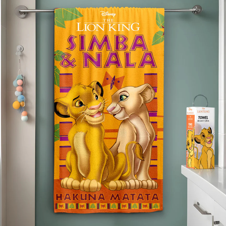 Sassoon -The Lion King Theme printed Kids Bath towel