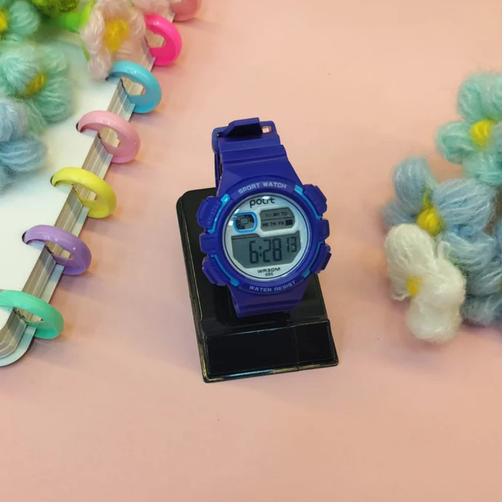 Multi Function Digital Kids Watches Waterproof LED Light Wristwatches