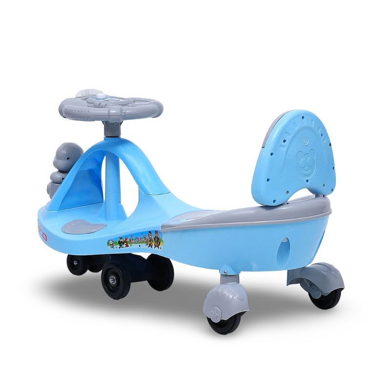 Funride Boost Swing Car Rider with Steering Music and Lights for Boys and Girls