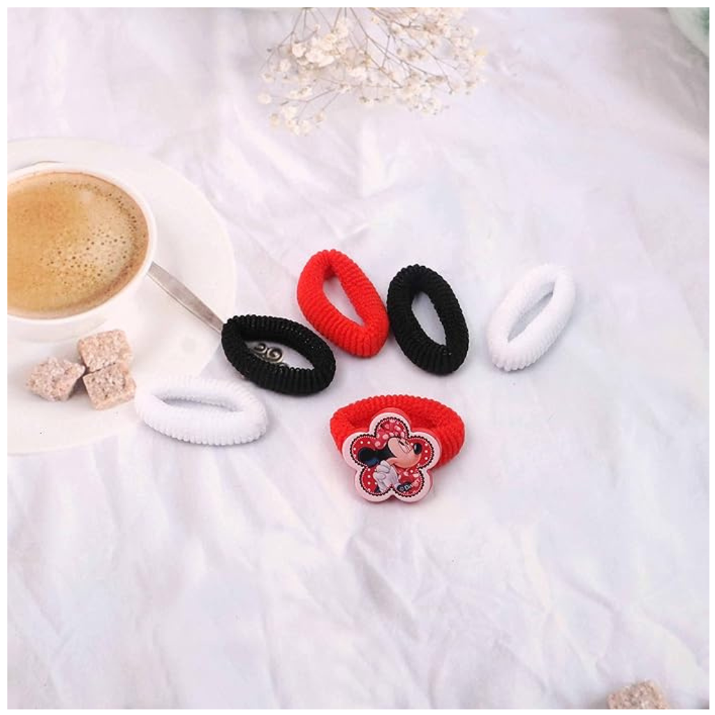 Li'l Diva Minnie Mouse Hair Accessories Gift Set of 10pcs For Girls 3 Years And Above