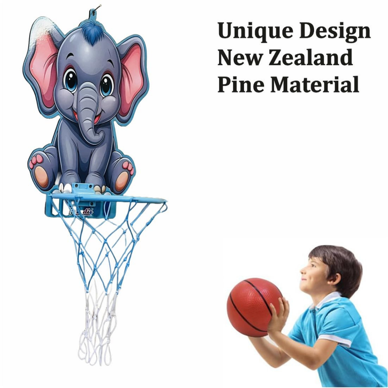 Awals-Animal Design Kids Mini Basketball Hoop Set