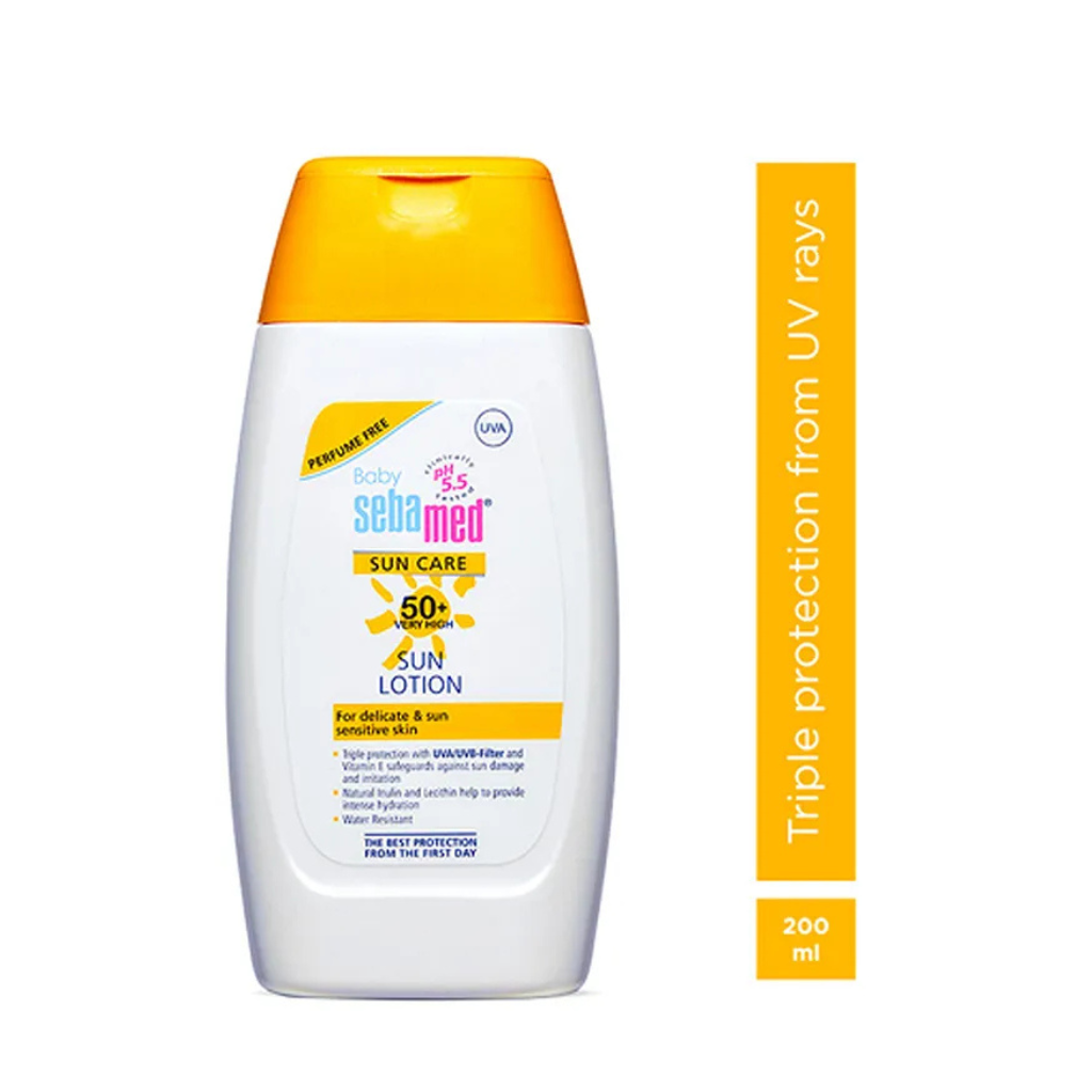 Sebamed Baby Sun Lotion |pH 5.5| Triple Protection with UVA/UVB- Filter |200 ml