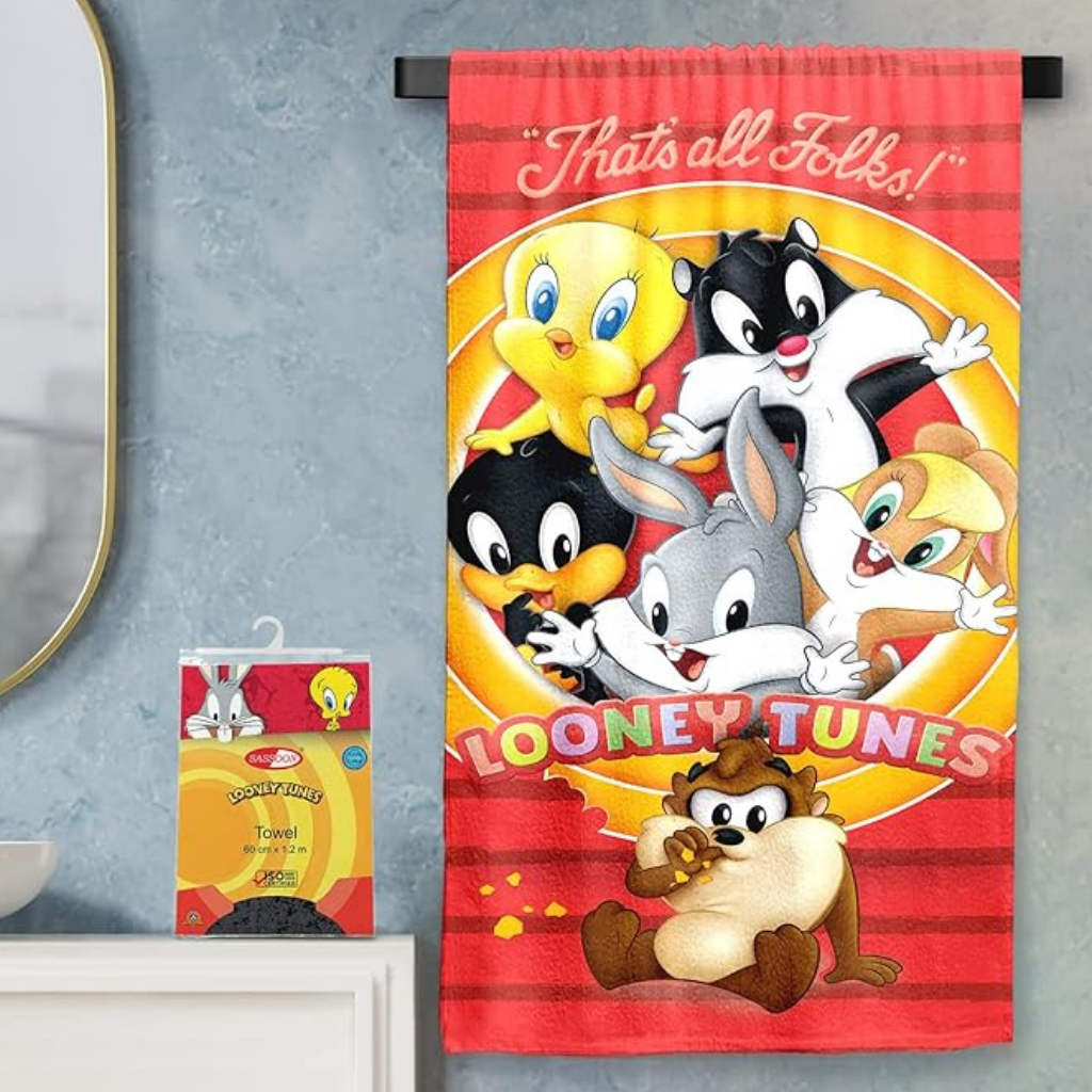 Sassoon- Looney Tunes Kids Bath Towel