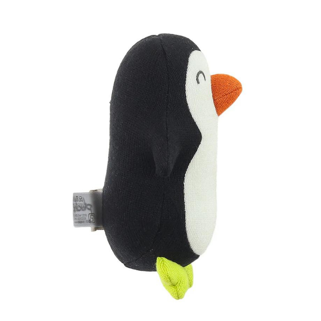 Pluchi Snowy Penguin Cotton Knitted Stuffed Soft Toy