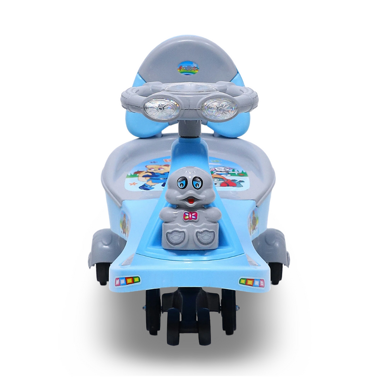 Funride Boost Swing Car Rider with Steering Music and Lights for Boys and Girls