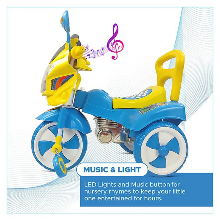 Dash Victor Tricycle for Kids With Under Seat Storage, Light and Music