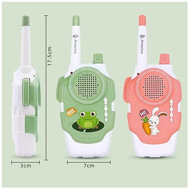Ninos Worlds Fun Walkie Talkie Toy for Kids Battery Operated Long Range Phone Toy 3+years