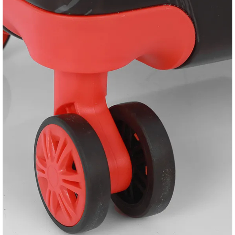 STRIDERS Trolley Luggage Bag with Spiderman Print Red & Black - 20 Inches