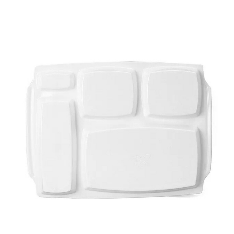 Servewell Cars Theme 5 Section Plate with Fork & Spoon - Multicolor