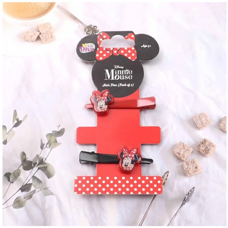Li'l Diva Minnie Mouse Pack Of 2 Hair Pins