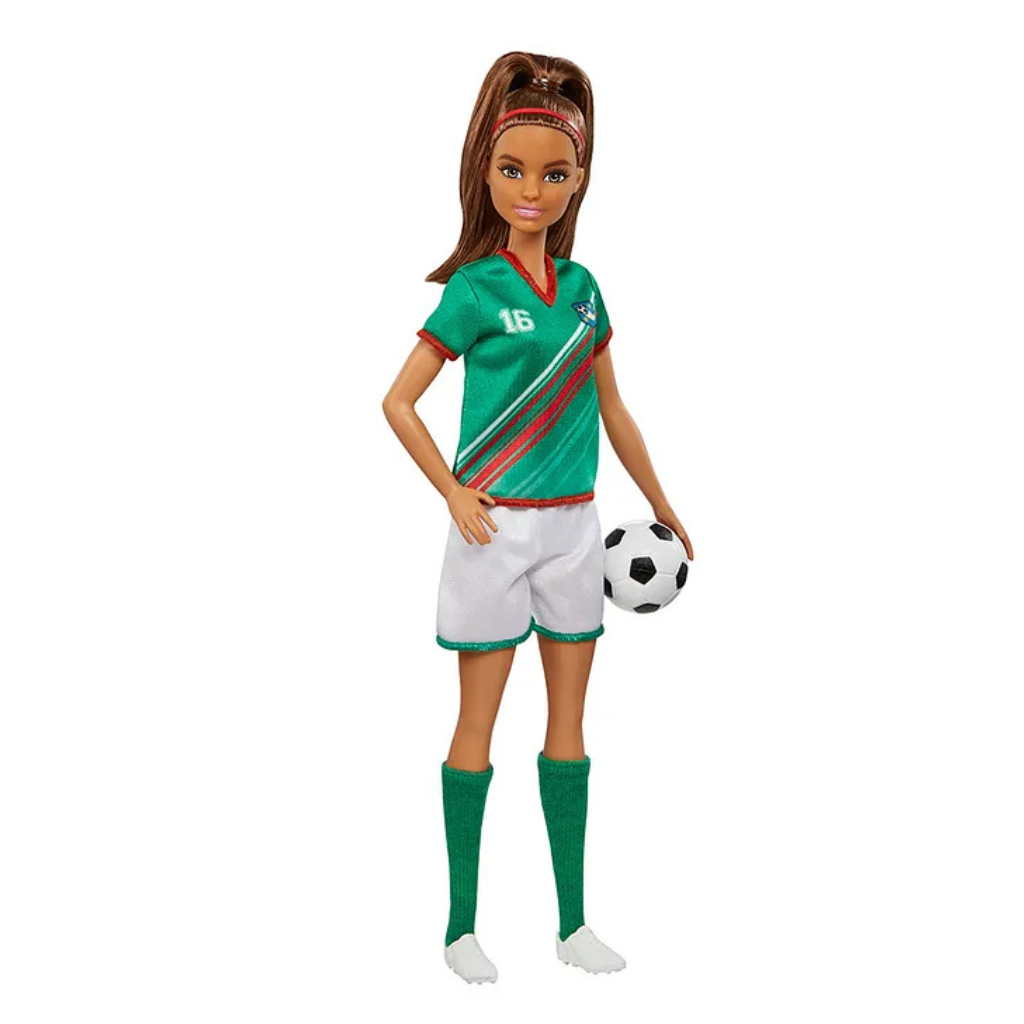 Barbie You Can Be Anything Soccer Player Doll - Height 30 cm