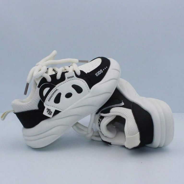 Ninos Kids Lace up Shoes with Text Print