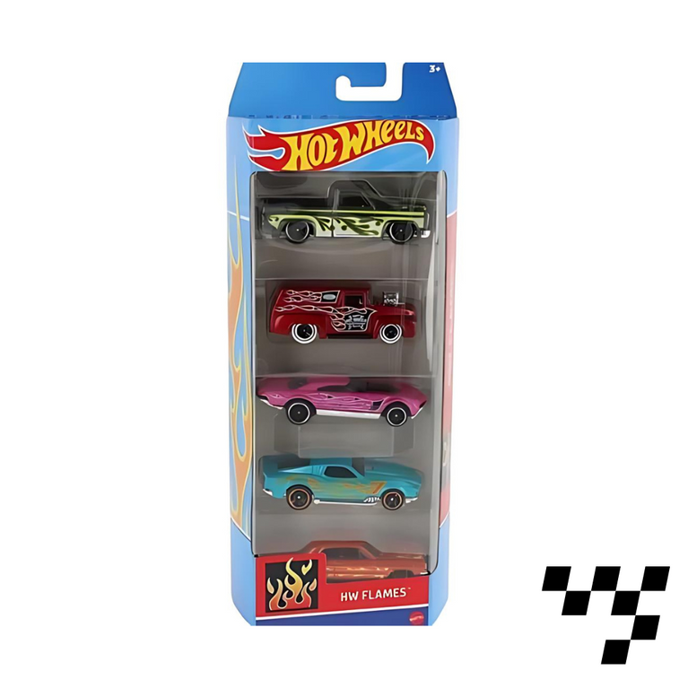 Hot Wheels Flames Car Set