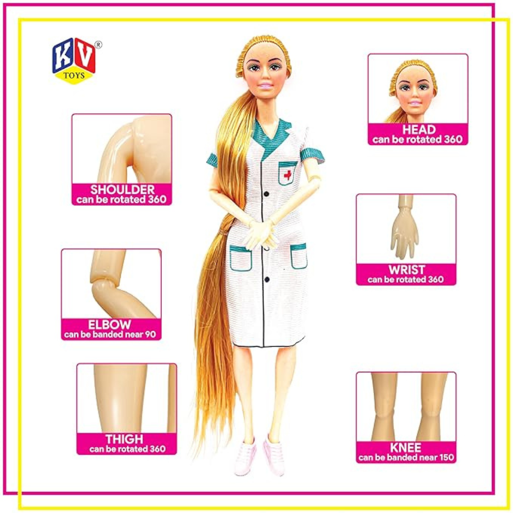 NURSE'S STYLE DOLL SET