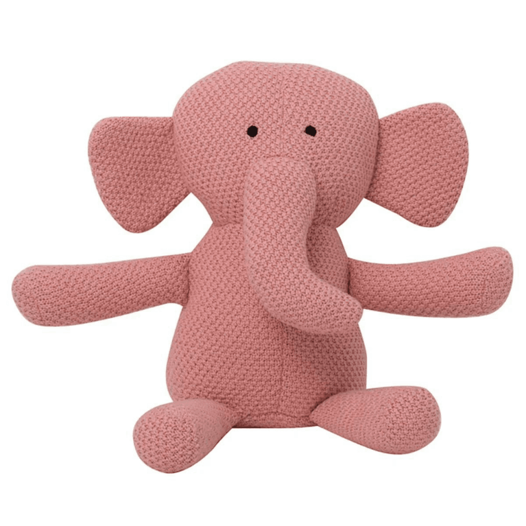 Pluchi Little Ganesha 100% Cotton Knitted Stuffed Soft Toy- Blossom