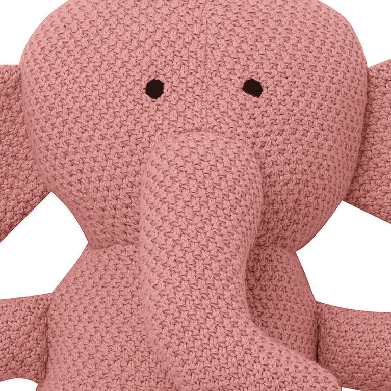 Pluchi Little Ganesha 100% Cotton Knitted Stuffed Soft Toy- Blossom