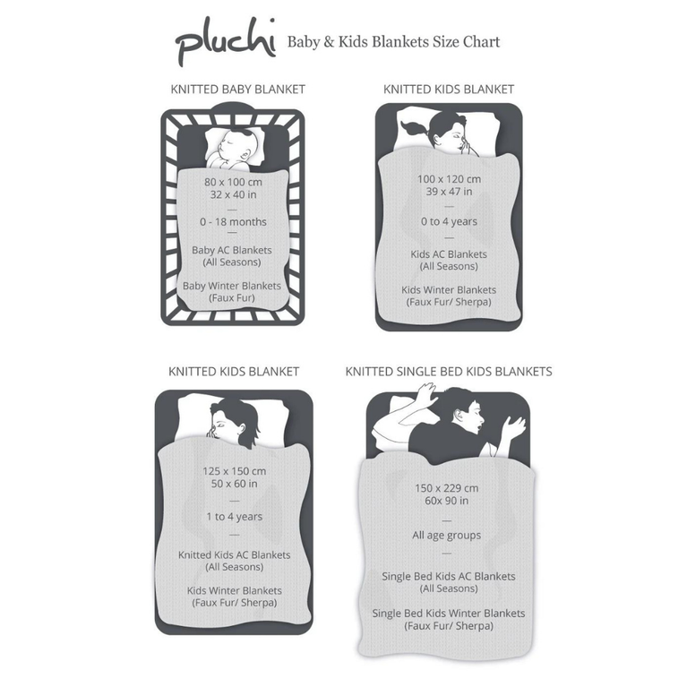 PLUCHI-AC BLANKET MICKEY ON SAIL BOAT 100% Cotton Knitted All Seasons AC Blanket for Babies in Multi Color (0-18 Months)