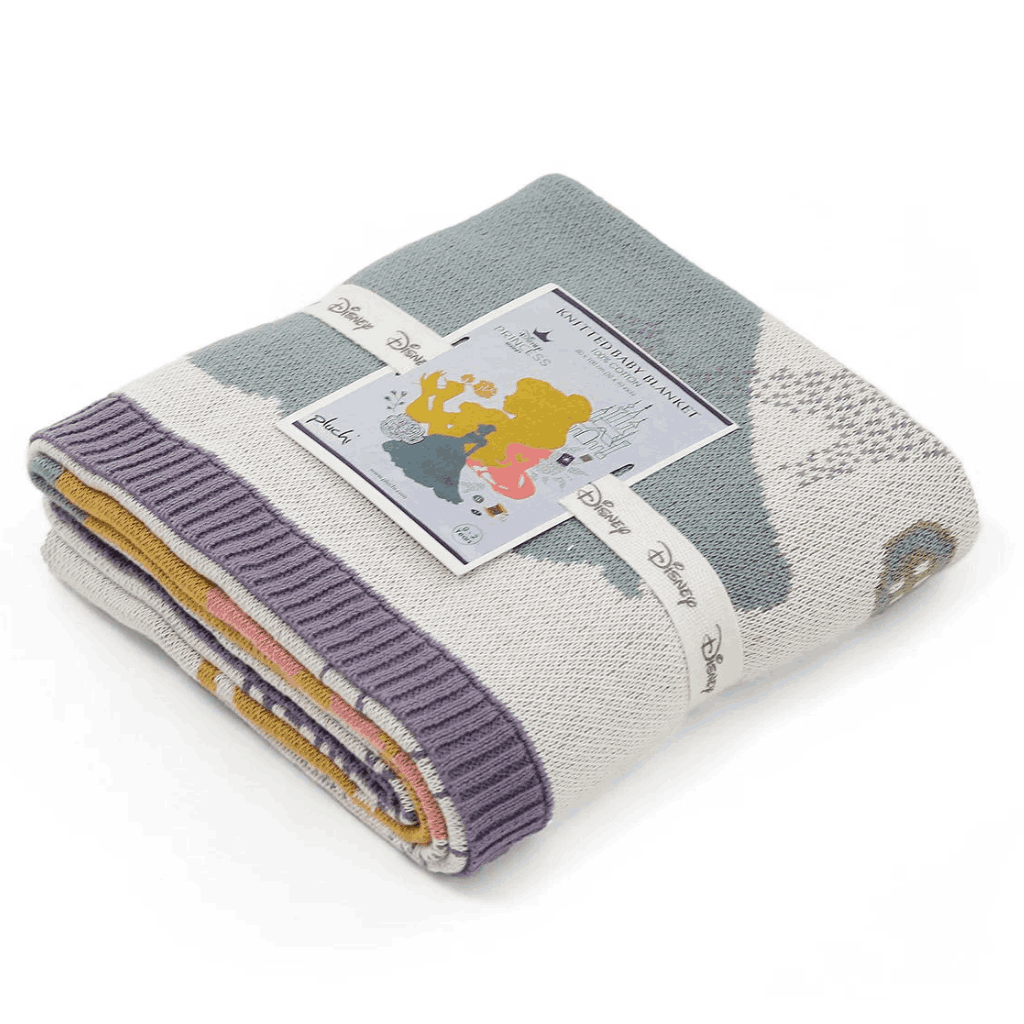 PLUCHI-AC BLANKET DISNEY PRINCESS FROZEN Cotton Knitted Ac Blanket For Baby / Infant / New Born For Use In All Seasons