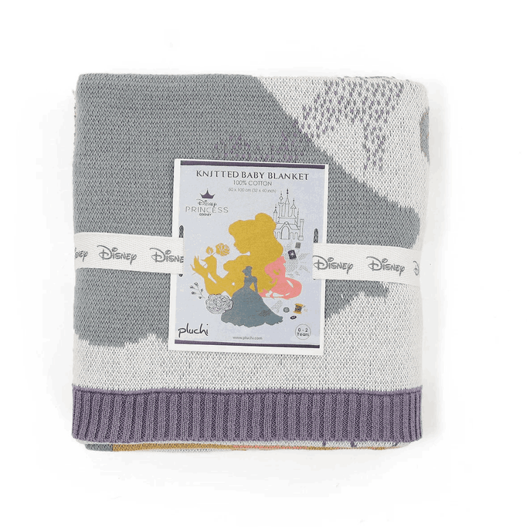 PLUCHI-AC BLANKET DISNEY PRINCESS FROZEN Cotton Knitted Ac Blanket For Baby / Infant / New Born For Use In All Seasons