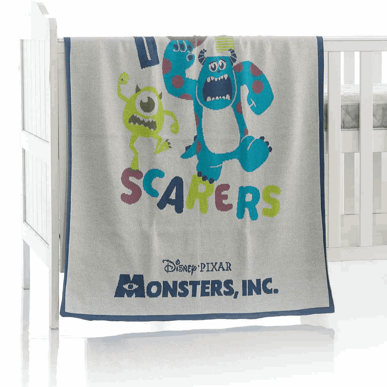 PLUCHI- AC BLANKET MONSTER - Cotton Knitted Ac Blanket For Babies