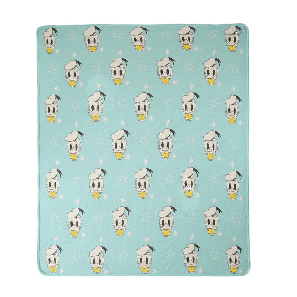 PLUCHI-AC BLANKET DONALD DUCK Disney Cotton Knitted Blanket For Kids For Use In All Seasons (2 to 4 Years for Kids)