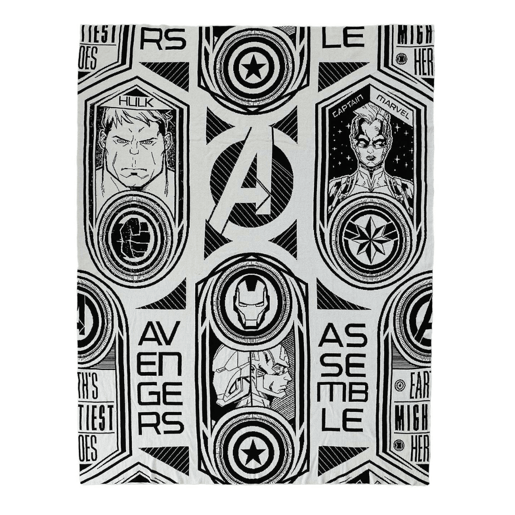 PLUCHI-AC BLANKET MARVEL AVENGERS Cotton Knitted Blanket For Kids (2 to 4 Years for Kids)
