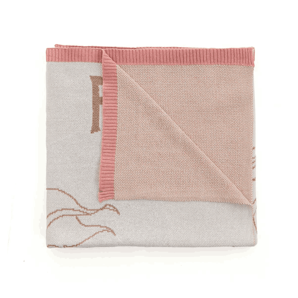 PLUCHI-AC BLANKET ANNA ELSA Cotton Knitted Throw Blanket For Kids For Use In All Seasons