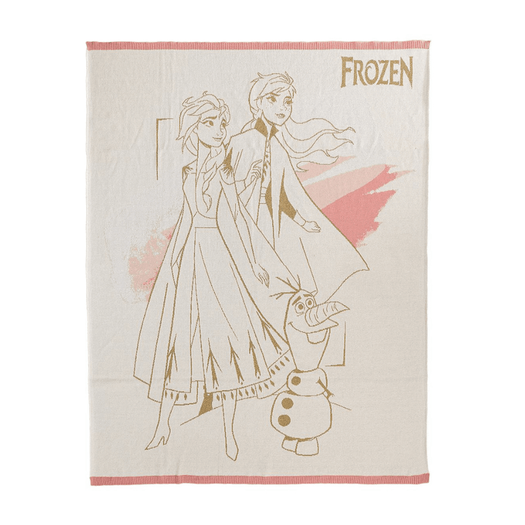 PLUCHI-AC BLANKET ANNA ELSA Cotton Knitted Throw Blanket For Kids For Use In All Seasons