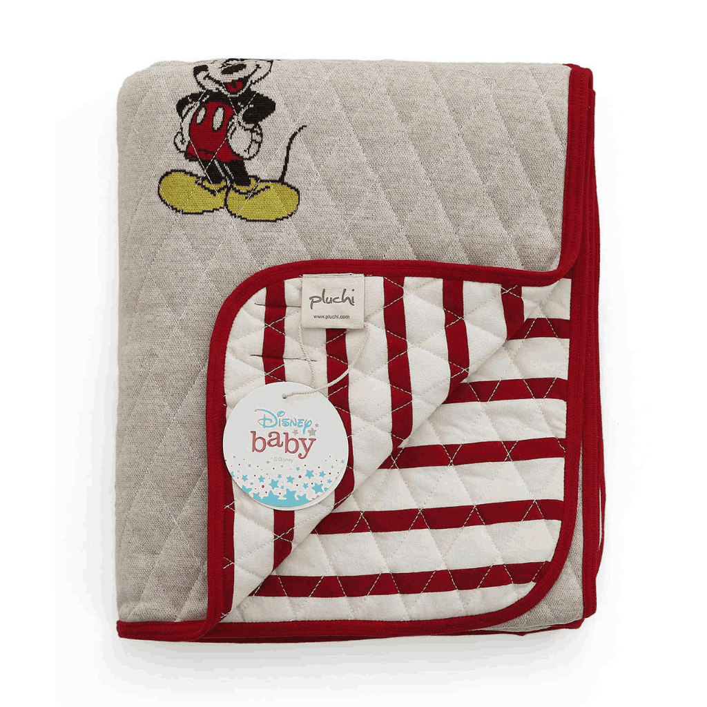 PLUCHI-AC BLANKET MICKEY Disney Cotton Knitted Blanket For Kids For Use In All Seasons (2 to 4 Years for Kids)