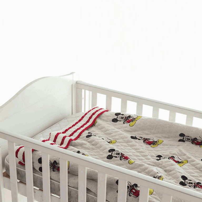 PLUCHI-AC BLANKET MICKEY Disney Cotton Knitted Blanket For Kids For Use In All Seasons (2 to 4 Years for Kids)