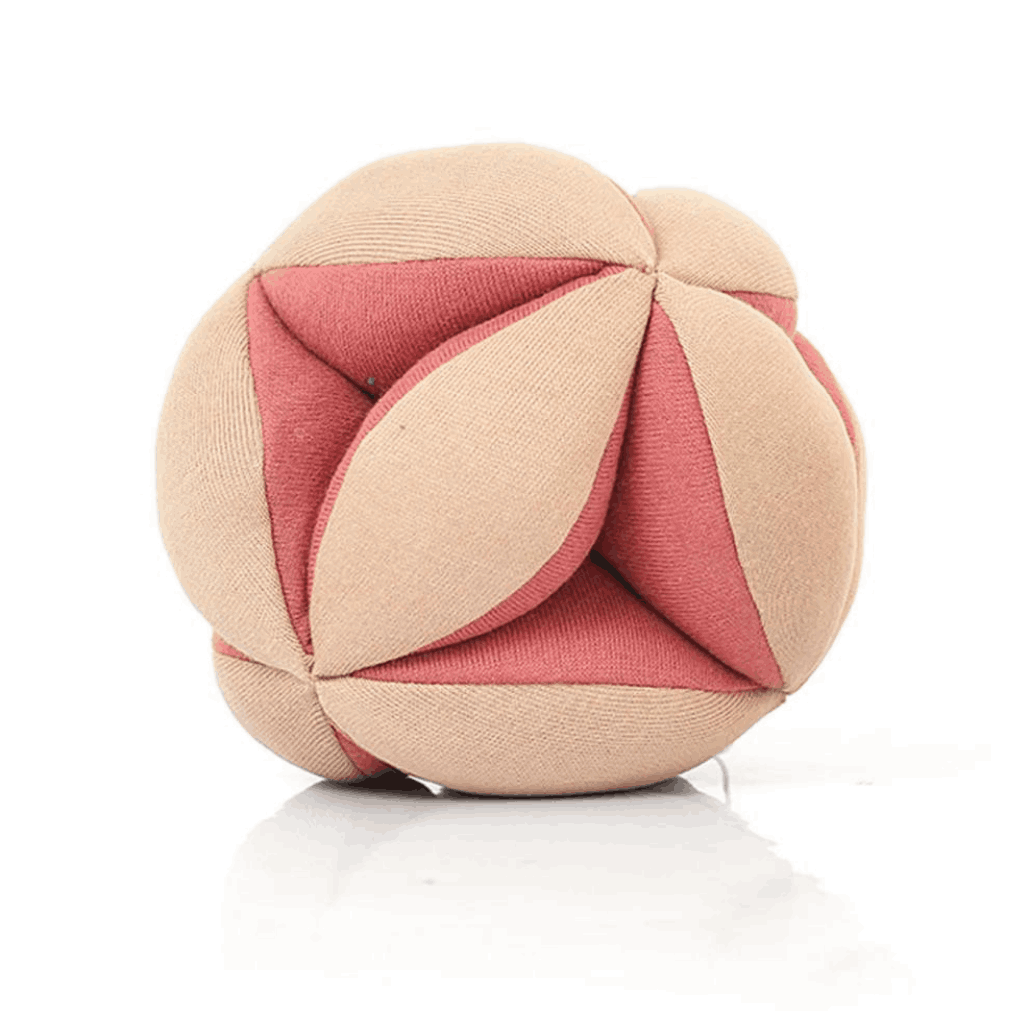 Pluchi Flower Rattle Activity Toy-Blush Pink