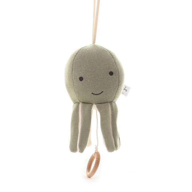 Pluchi Octopus Cotton Knitted Stuffed Soft Musical Toy