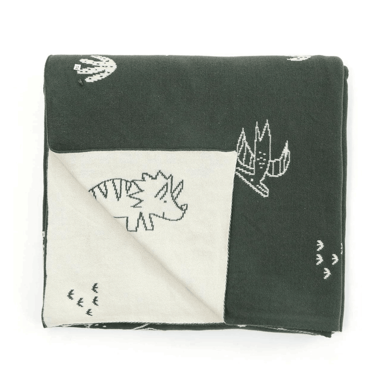 PLUCHI-BABY BLANKET JURASSIC WORLD Cotton Knitted Blanket For Kids For Use In All Seasons