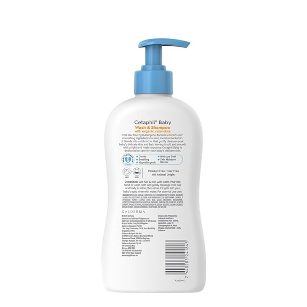 Cetaphil Baby Wash & Shampoo - 400 ml