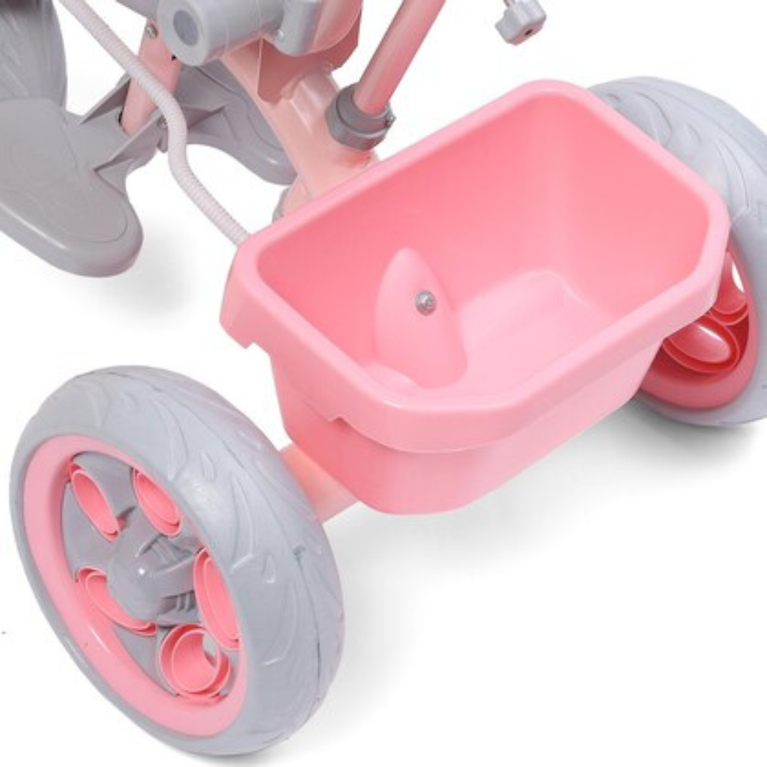 DASH- Discover 3 In1 Handle And Hooded Tricycle Kids Musical Plug and Play Parental Control Handle ,Trike for Indoor and Outdoor-Boys and Girls Up to 25 Kg