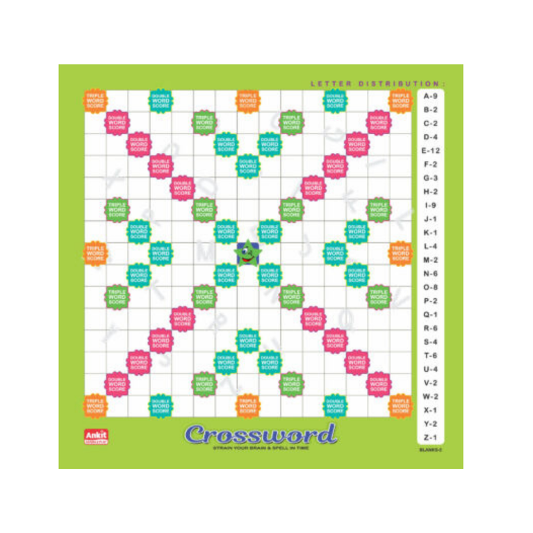 Ankit Toys Crossword Board Game - Multicolor