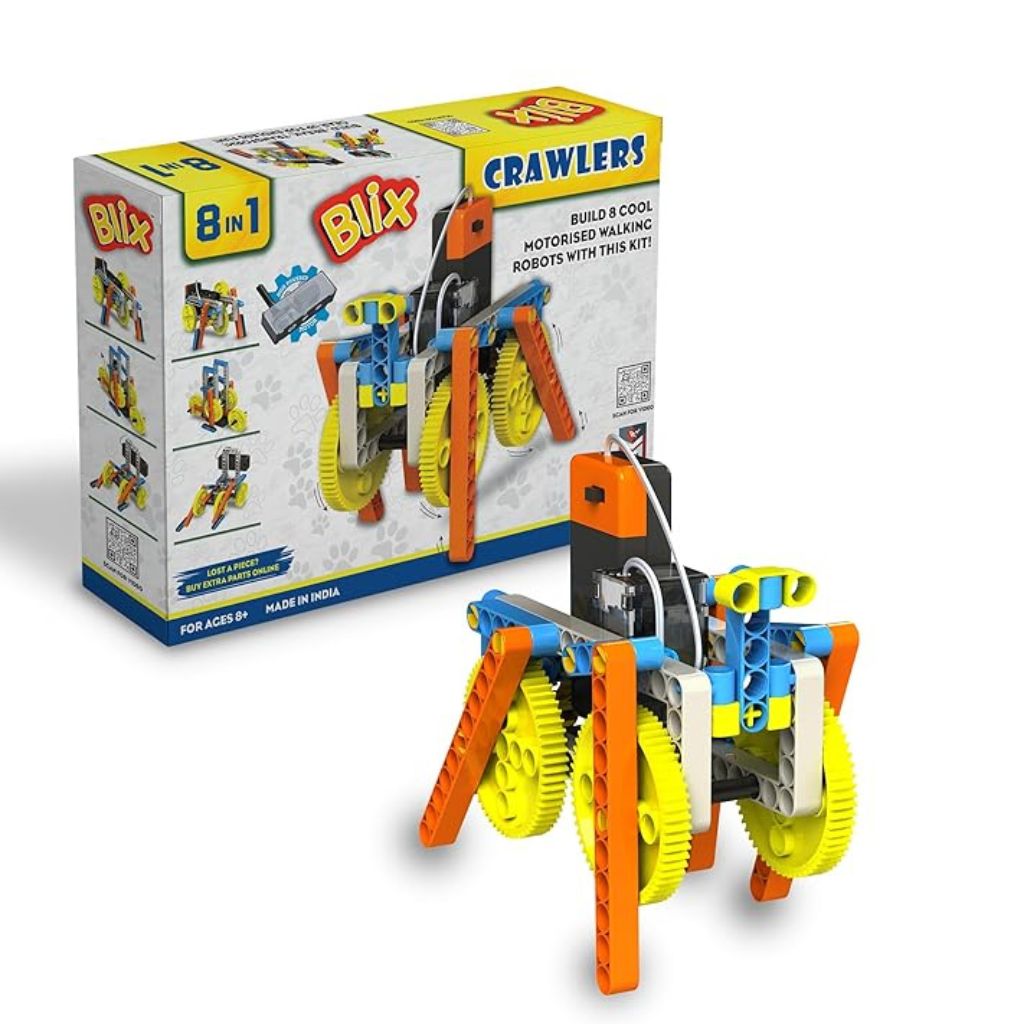Blix Crawlers-Stem Toy, For 8+ Year Child, Educational Diy Building Set, Construction Toys